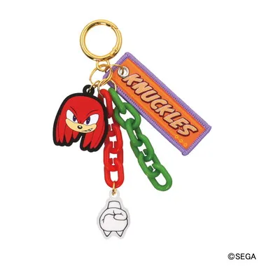 |メーカー品切れ中|【メーカー取寄】じゃらじゃらキーホルダー　③KNUCKLES ソニック・ザ・ヘッジホッグ