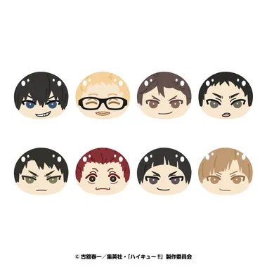 【メーカー取寄】おまんじゅうにぎにぎマスコット3　B アニメ「ハイキュー!!」