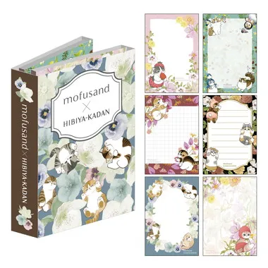 |メーカー品切れ中|【メーカー取寄】パタパタメモ Winter　mofusand×日比谷花壇