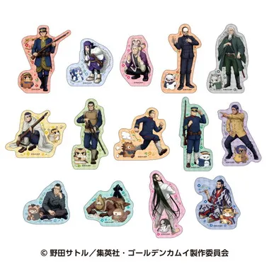 【メーカー取寄】ゴールデンカムイ×どうぶつフォーゼ ダイカットステッカーコレクション