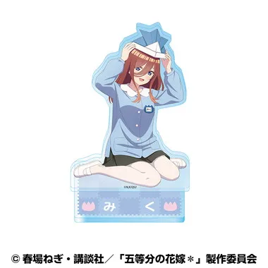 【メーカー取寄】アクリルスタンド(いつつごようちえん)　⑧中野 三玖(園児風) 五等分の花嫁＊