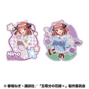 【メーカー取寄】トラベルステッカーセット　②中野 二乃 五等分の花嫁＊