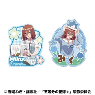 【メーカー取寄】トラベルステッカーセット　③中野 三玖 五等分の花嫁＊