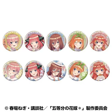 【メーカー取寄】ラメキラカンバッジコレクション 五等分の花嫁＊