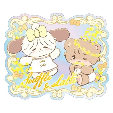 【メーカー取寄】プリズムトラベルステッカー　souffle&latte