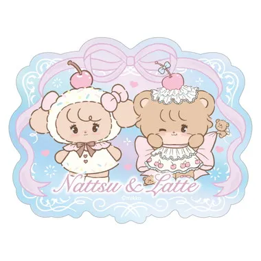 【メーカー取寄】プリズムトラベルステッカー　nattsu&latte