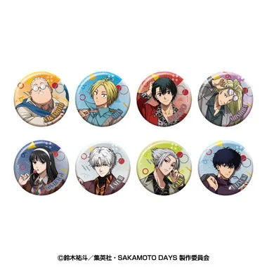 【メーカー取寄】ラメキラカンバッジコレクション2 TVアニメ「SAKAMOTO DAYS」