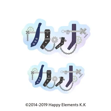 |メーカー品切れ中|【メーカー取寄】タイポグラフィーステッカー 52.カンナ あんさんぶるスターズ!!