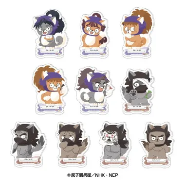 【メーカー取寄】どうぶつフォーゼ アクリルスタンド2　忍たま乱太郎