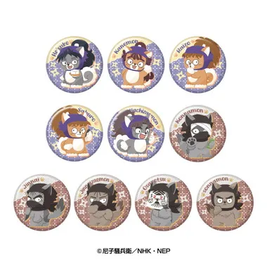 【メーカー取寄】どうぶつフォーゼ グリッターカンバッジコレクション2　忍たま乱太郎