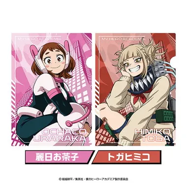 【予約】クリアファイルセット 3.麗日お茶子・トガヒミコ