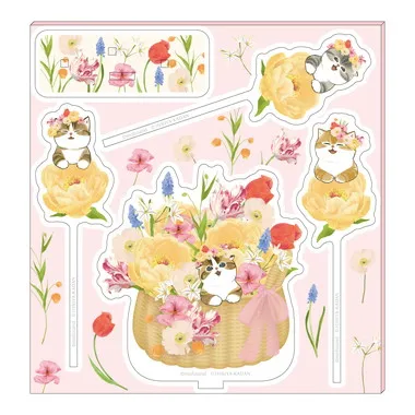 【メーカー取寄】2WAYピックリルスタンド Spring mofusand×日比谷花壇