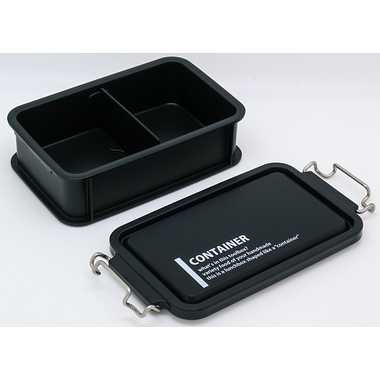 【メーカー取寄】CNT-600（LCM No.3） コンテナランチボックス（仕切付）LUNCH CHIME