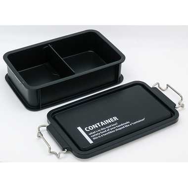 【メーカー取寄】CNT-750（LCM No.3） コンテナランチボックス（仕切付）LUNCH CHIME