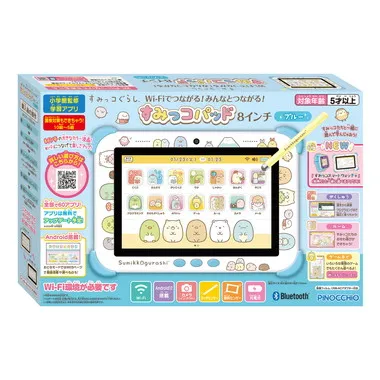 すみっコぐらし Wi-Fiでつながる！みんなとつながる！すみっコパッド 8インチ ブルー