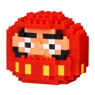 ナノブロック だるま 赤