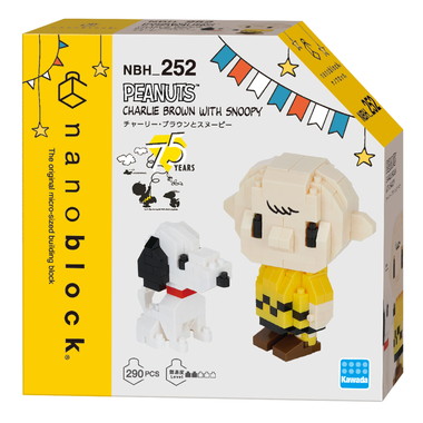 NBH_252 ナノブロック チャーリー・ブラウンとスヌーピー | 玩具