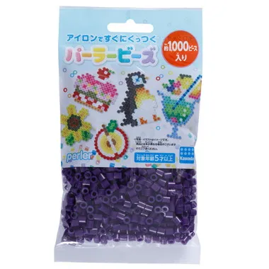 80-15300K パーラービーズ 単色 ふかむらさき