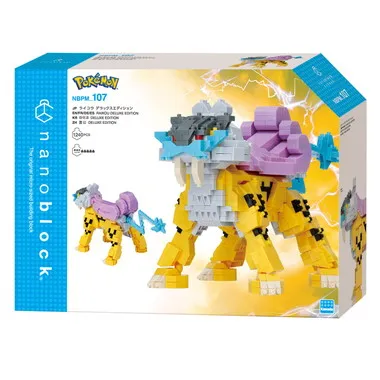 NBPM_107 ナノブロック ポケットモンスター ライコウ デラックスエディション