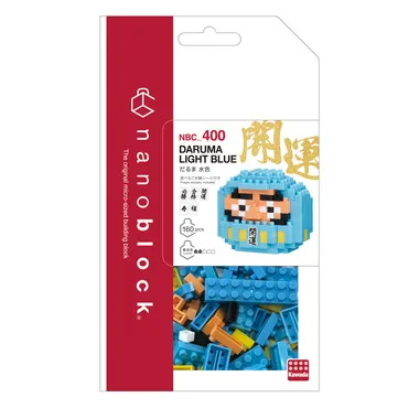 NBC_400 ナノブロック だるま 水色