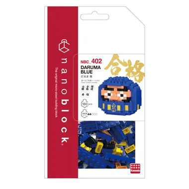 NBC_402 ナノブロック だるま 青