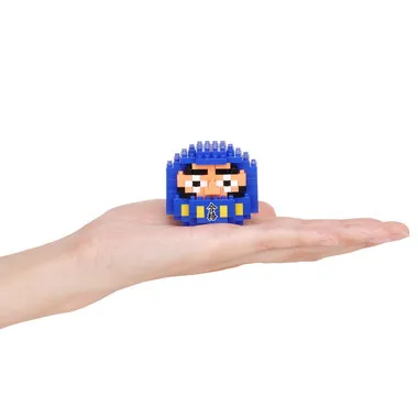NBC_402 ナノブロック だるま 青