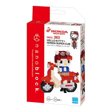 【予約】NBCC_263 ナノブロック ハローキティ×HONDA スーパーカブ