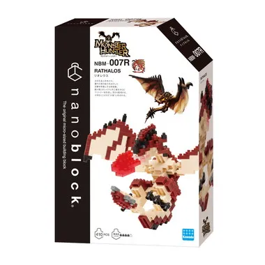 NBM-007R ナノブロック モンスターハンター リオレウス