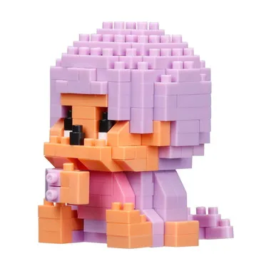 【予約】NBCC_287 ナノブロック 「モンチッチ」 モンチッチくん ライトパープル