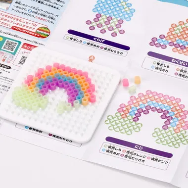 PER17612K パーラービーズ はじめてポット 夜光カラー