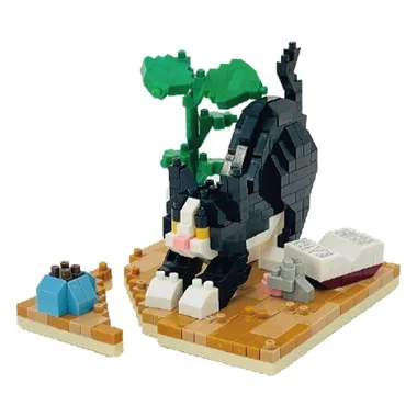 NBC_416 ナノブロック 靴下猫