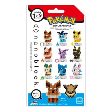 【予約】NBMC_100 ナノブロック ミニナノ ポケットモンスター イーブイフレンズ（単品）