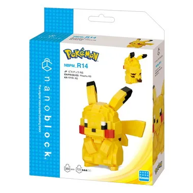 予約】NBPM_R14 ナノブロック ポケットモンスター ピカチュウ RS