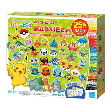 PER17613K パーラービーズ ポケットモンスター 旅立ちの3匹セット
