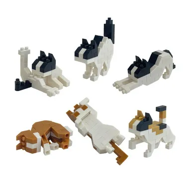 NBMC_102 ナノブロック ミニナノ 猫（単品）
