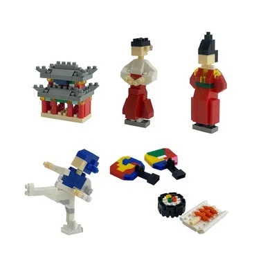 NBMC_104 ナノブロック ミニナノ 韓国（単品）