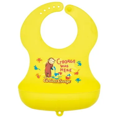 【メーカー取寄】ＳＢＥＰ１ シリコーンお食事エプロン おさるのジョージ