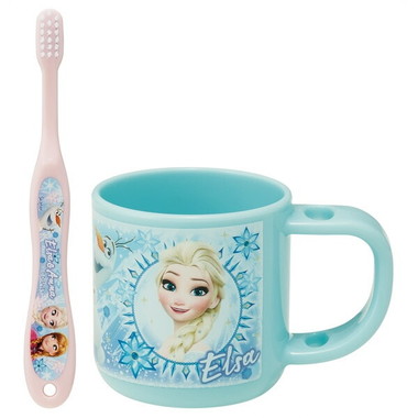 【メーカー取寄】ＫＴＢ５ スタンド付コップ歯ブラシセット アナと雪の女王