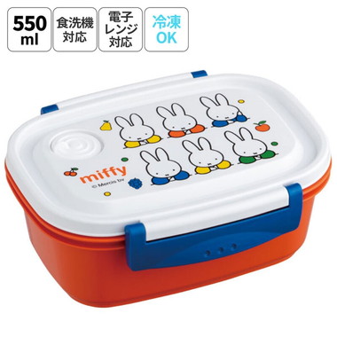 【メーカー取寄】ＸＰＭ４ ラク軽弁当箱（Ｍ） ミッフィー