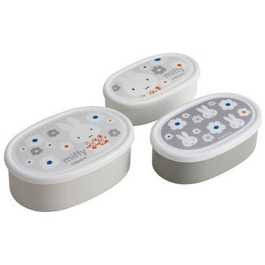 【メーカー取寄】ＳＲＳ３ＳＡＧ 抗菌シール容器３Ｐセット ミッフィーモノトーン