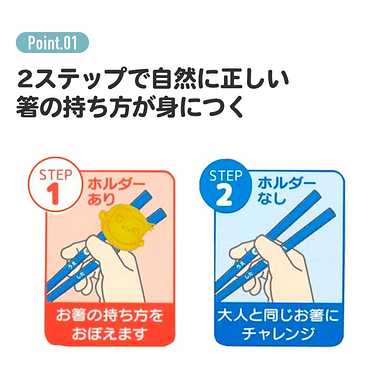 【メーカー取寄】ＡＴＣ１Ｎ ホルダー付トレーニング箸 おさるのジョージ
