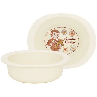 【メーカー取寄】ＸＰ２４ＡＧ ベビー用ＰＰ製小鉢 おさるのジョージ