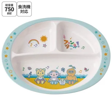 【メーカー取寄】Ｍ３７０ メラミン製ランチプレート ファンターネ！