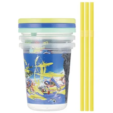 【メーカー取寄】ＳＩＨ３ＳＴ ストロー付タンブラー３個 スプラトゥーン３