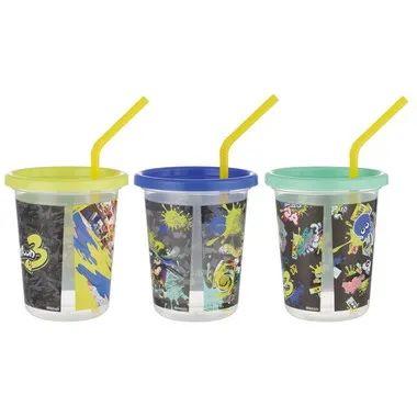 【メーカー取寄】ＳＩＨ３ＳＴ ストロー付タンブラー３個 スプラトゥーン３