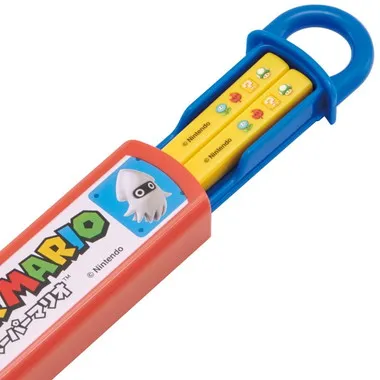 【メーカー取寄】ＡＢＳ２ＡＭＡＧ 抗菌食洗機対応箸箱セッ スーパーマリオ２３