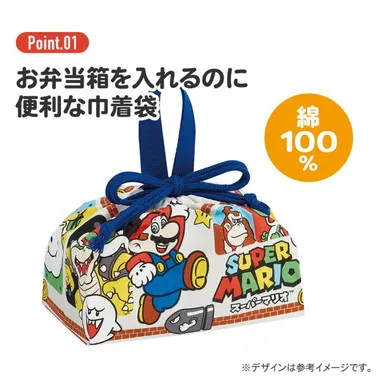 【メーカー取寄】ＫＢ７ ランチ巾着 スーパーマリオ２３