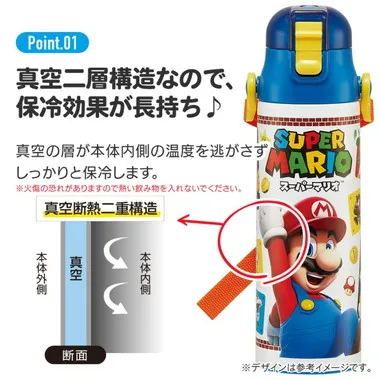 【メーカー取寄】ＳＤＣ６Ｎ 超軽量ダイレクトボトル スーパーマリオ２３