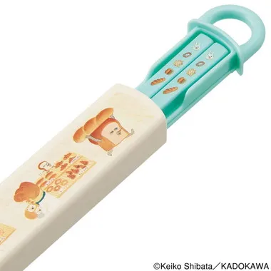 【メーカー取寄】ＡＢＳ２ＡＭＡＧ 抗菌食洗機対応箸箱セッ　パンどろぼう