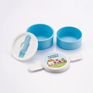 【メーカー取寄】ＯＮＷＲ１ＡＧ 抗菌丸型ランチＢＯＸ２段 星のカービィ